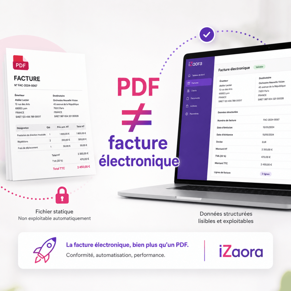 Pourquoi un PDF n'est pas une facture électronique